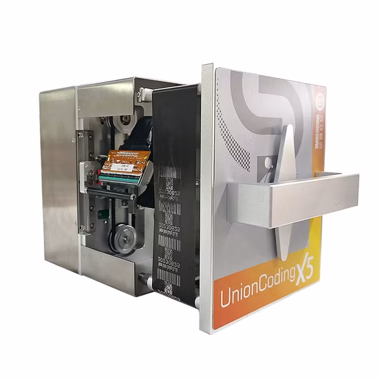 Высокоскоростной промышленный струйный принтер высокого разрешения.